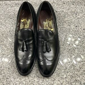 Classic Black Tassel Loafers